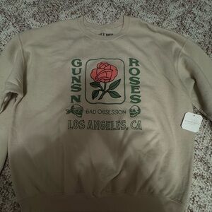 Altar'd State Tan Guns N' Roses Graphic Sweatshirt